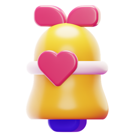 Campana de amor  3D Icon