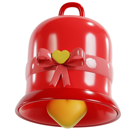 Campana de amor de San Valentín  3D Icon