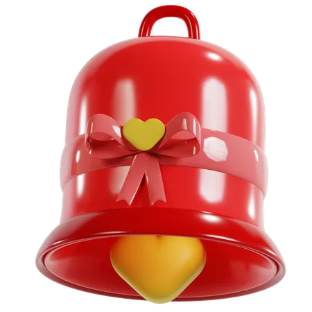 Campana de amor de San Valentín  3D Icon