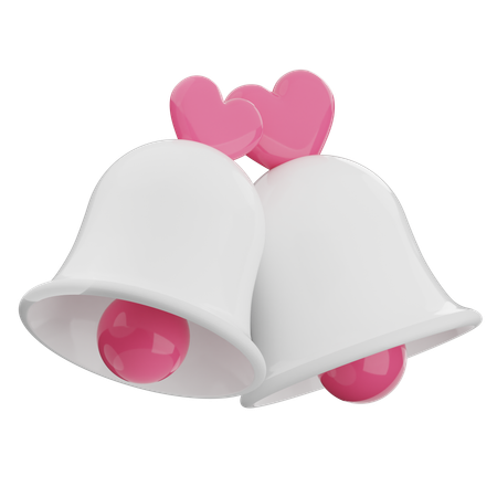 Campana de boda  3D Icon