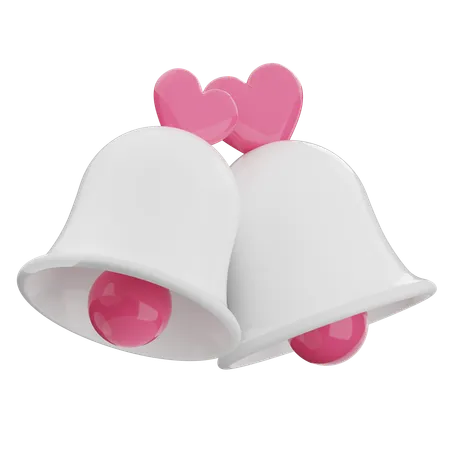 Campana de boda  3D Icon