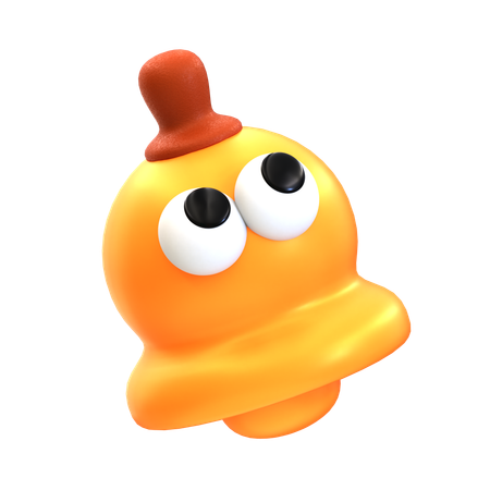 Campana de dibujos animados  3D Icon