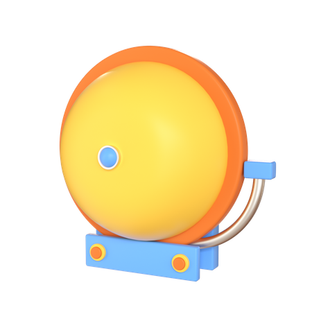 Campana de la escuela  3D Icon