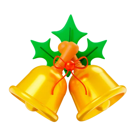 Campana de navidad  3D Icon