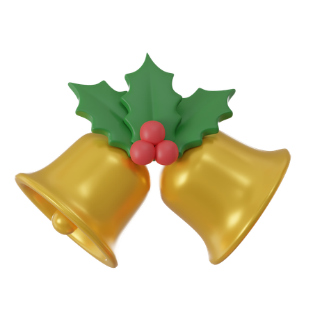 Campana de navidad  3D Icon