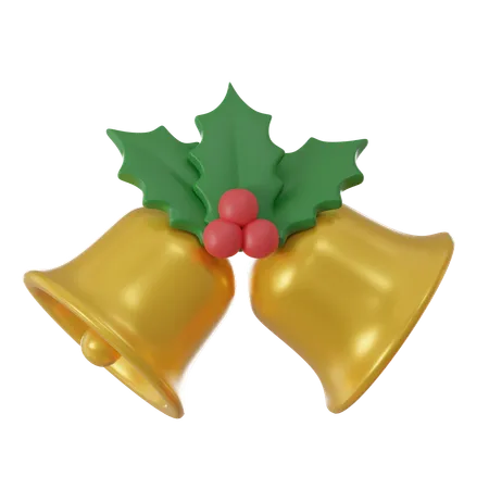 Campana de navidad  3D Icon