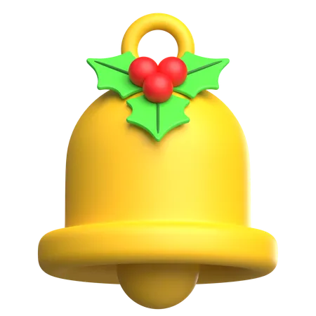 Campana de navidad  3D Icon