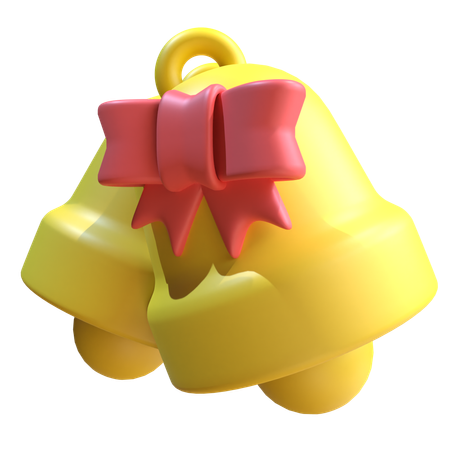 Campana de navidad  3D Icon