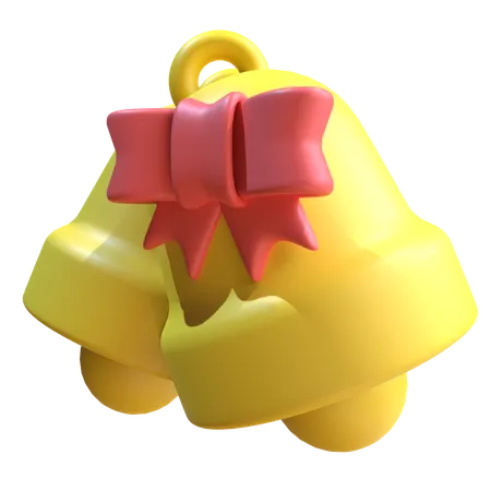 Campana de navidad  3D Icon