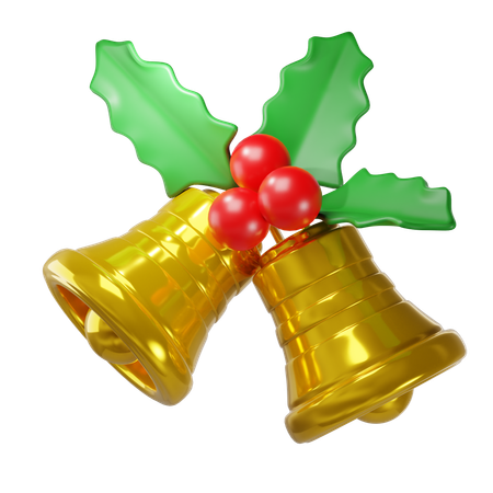 Campana de navidad  3D Icon