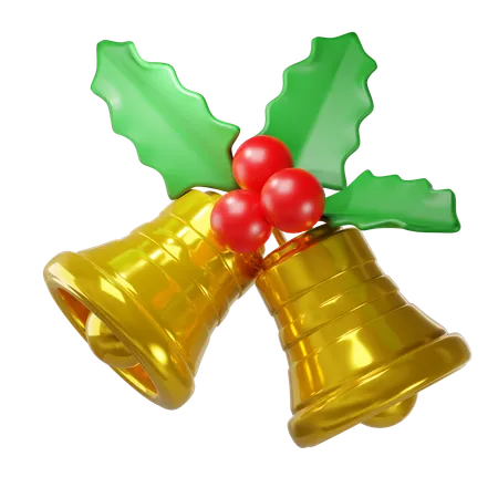 Campana de navidad  3D Icon