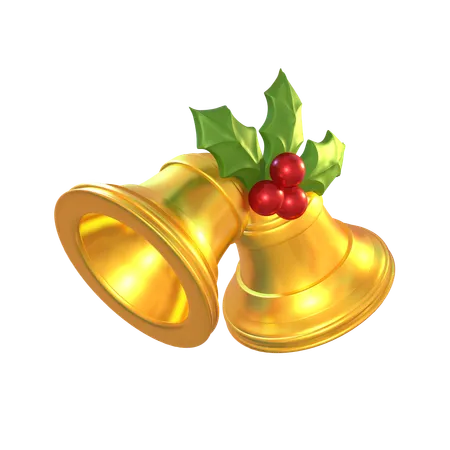 Campana de navidad  3D Icon