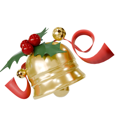 Campana de navidad  3D Icon