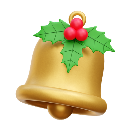 Campana de navidad  3D Icon