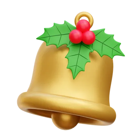 Campana de navidad  3D Icon