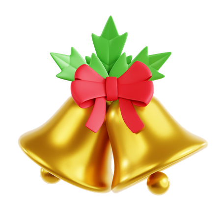 Campana de navidad  3D Icon