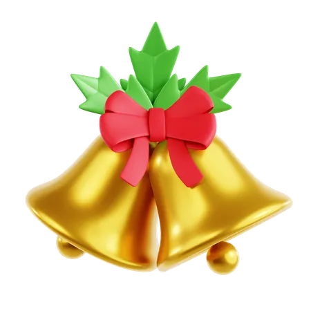 Campana de navidad  3D Icon