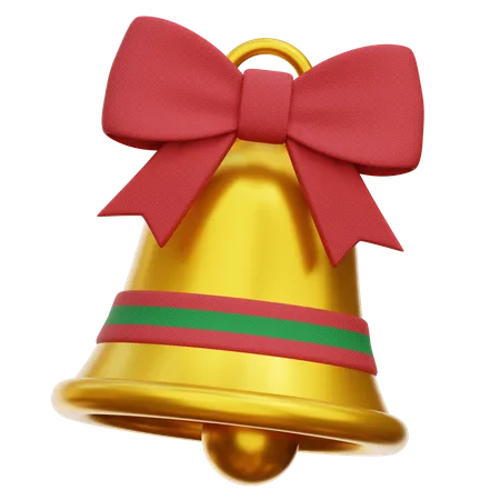 Campana de navidad  3D Icon