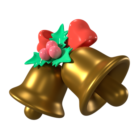 Campana de navidad  3D Icon