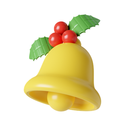 Campana de navidad  3D Icon