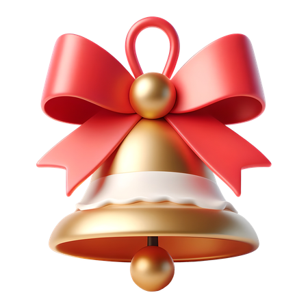 Campana de navidad  3D Icon