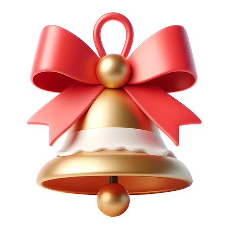 Campana de navidad  3D Icon