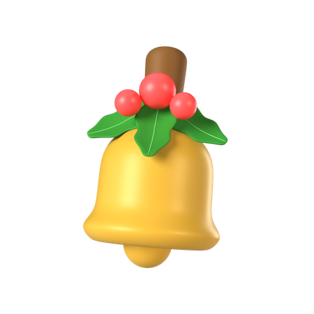 Campana de navidad  3D Icon