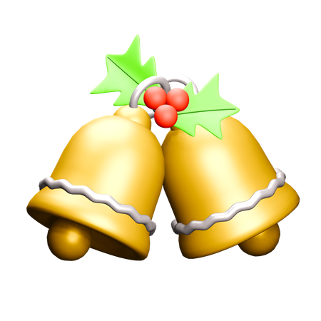 Campana de navidad 2  3D Icon