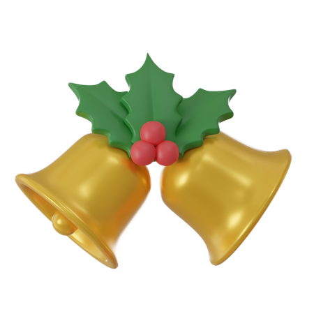 Campana de navidad  3D Icon