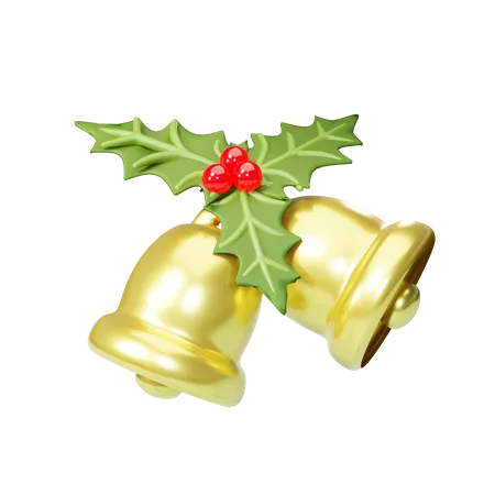 Campana De Navidad 3 D 3D Illustration
