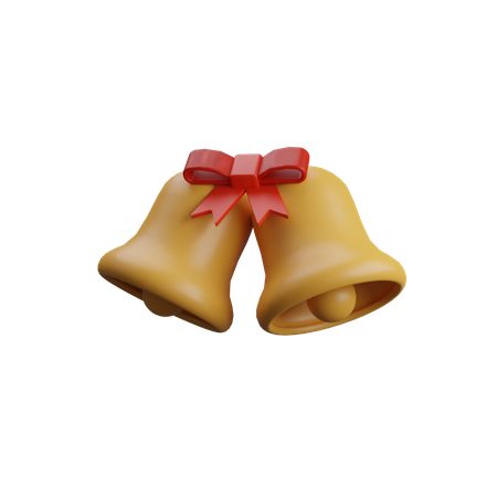 Campana de navidad  3D Icon