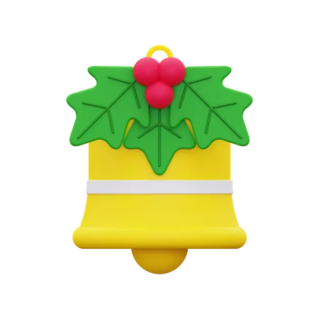 Campana de navidad  3D Icon