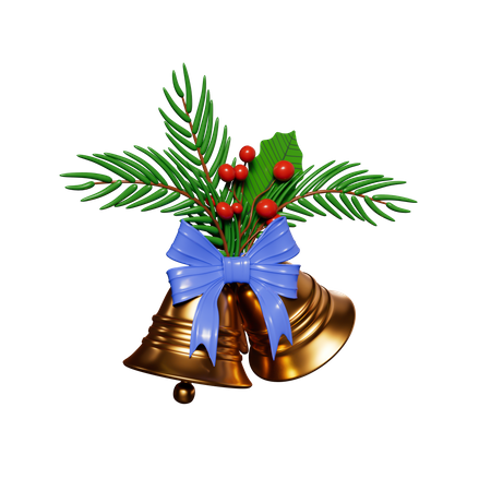 Campana de navidad  3D Icon