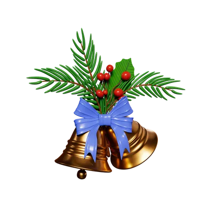 Campana de navidad  3D Icon