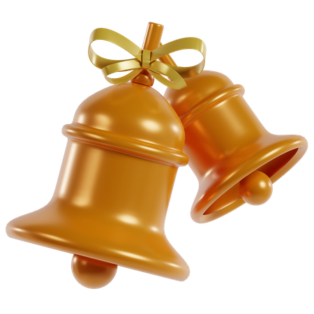 Campana de navidad  3D Icon