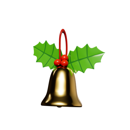 Campana de navidad  3D Icon