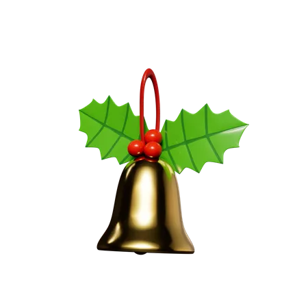 Campana de navidad  3D Icon