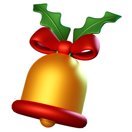 Campana de navidad  3D Icon