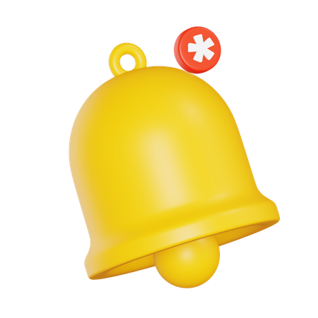 Campana de notificación  3D Icon