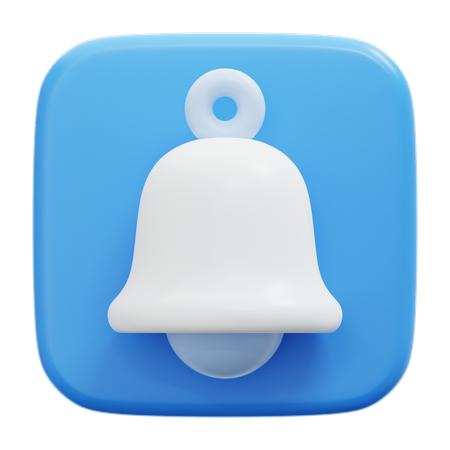 Campana de notificación  3D Icon