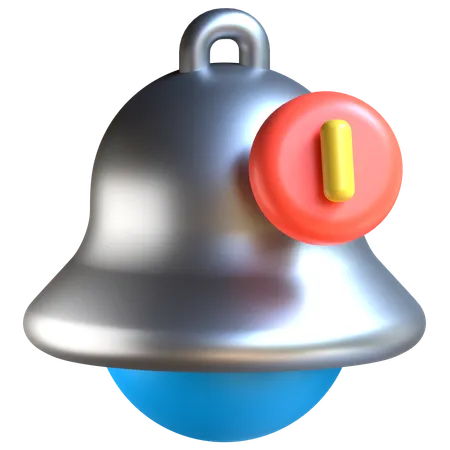 Campana de notificación  3D Icon