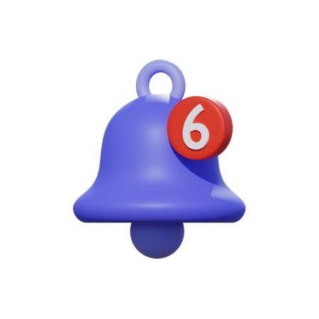 Campana de notificación  3D Icon