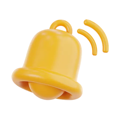 Campana de notificación  3D Icon