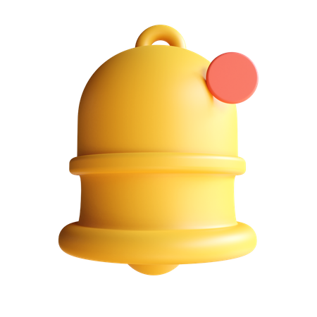 Campana de notificación  3D Icon