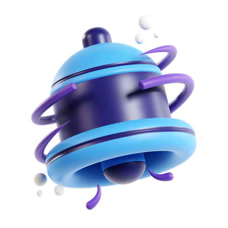Campana de notificación  3D Icon