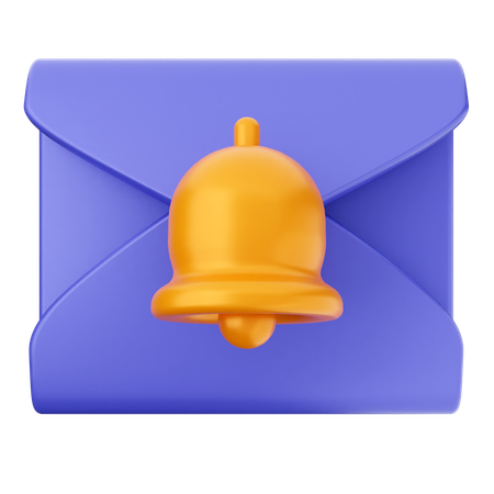 Campana de notificación de correo  3D Icon