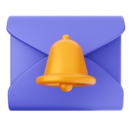 Campana de notificación de correo  3D Icon