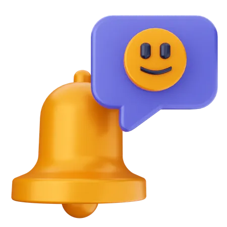 Campana de notificación emoji  3D Icon