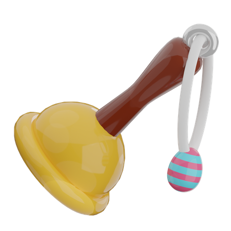 Campana de pascua  3D Icon