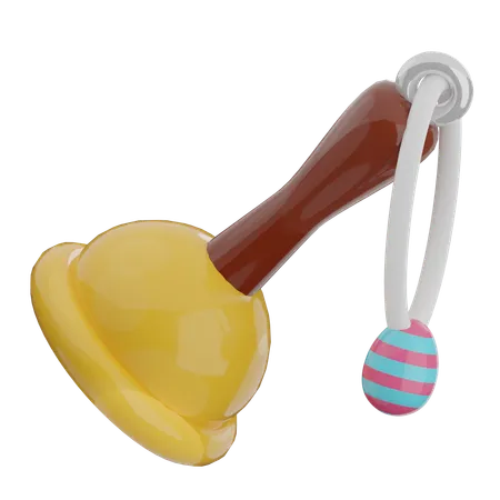 Campana de pascua  3D Icon